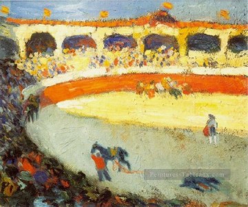  1896 Tableau - Courses de taureaux 1896 Cubisme